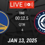 NBA LIVE! Golden State Warriors vs Los Angeles Clippers I January 13, 2025 Warriors vs Clippers 2K