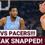 Cleveland Cavaliers winning streak SNAPPED | What went wrong against the Indiana Pacers??