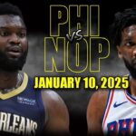 Philadelphia 76ers vs New Orleans Pelicans Full Game Highlights - January 10 | NBA Regular Season