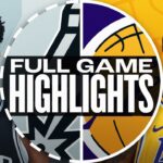 SPURS at LAKERS | FULL GAME HIGHLIGHTS | January 13, 2025