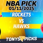 Houston Rockets vs Atlanta Hawks 1/11/25 NBA Prediction for Bet