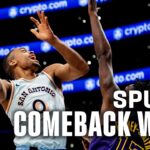 SPURS COMEBACK WIN VS LAKERS!