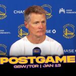Warriors/Raptors Postgame x Analysis: Wiggins, Looney, Coach Kerr Reactions | Jan 13, 2025