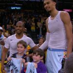 Victor Wembanyama & Chris Paul Sign Their Jerseys for JJ Redick's Sons ❤️