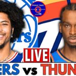 Philadelphia 76ers vs Oklahoma City Thunder Live Play-By-Play & Scoreboard