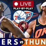 Philadelphia 76ers vs Oklahoma City Thunder Play-By-Play & Live Scoreboard