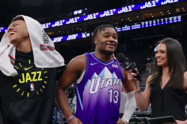 FROM THE FLOOR: OT ROOKIE BUCKET for the win against the Nets 🚨 | UTAH JAZZ