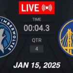 NBA LIVE! Golden State Warriors vs Minnesota Timberwolves | January 15, 2025 | 2025 NBA Season Live