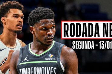 EDWARDS sobra pelos WOLVES; WEMBY vence duelo contra LEBRON e os LAKERS  - Rodada NBA 13/01