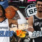 Memphis Grizzlies vs San Antonio Spurs Live Play by Play & Scoreboard