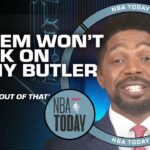 'I'm staying out of that' 😅 Udonis Haslem WON'T TOUCH the topic of Jimmy Butler's trade demand 👀