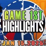 Philadelphia 76ers Vs New York Knicks Game 1st Highlights Jan 15,2025 NBA Season 2024-25