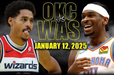 Oklahoma City Thunder vs Washington Wizards Full Game Highlights - January 12 | NBA Regular Season