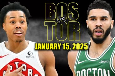 Boston Celtics vs Toronto Raptors Full Game Highlights - January 15, 2025 | NBA Regular Season