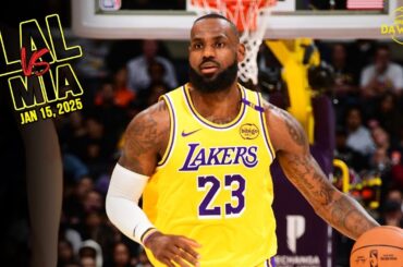 Los Angeles Lakers Full Team Highlights vs Heat | Jan 15, 2025 | FreeDawkins