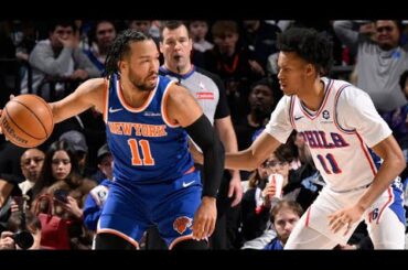 New York Knicks vs Philadelphia 76ers - Full Game Highlights | January 15, 2025 | 2024-25 NBA Season