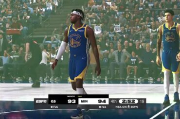 NBA 2K25 Gameday Simulation | TIMBERWOLVES vs WARRIORS FULL GAMEPLAY