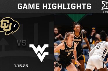 Colorado vs. #20 West Virginia Game Highlights | 2024-25 Big 12 Women’s Basketball