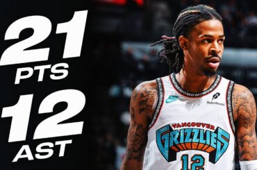 Ja Morant's 21-PT DOUBLE-DOUBLE vs Spurs! | January 15, 2025