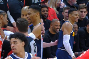 Russell Westbrook after Jalen Green talked trash “He used to play on my AAU team” 😂