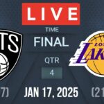 NBA LIVE! LOS ANGELES LAKERS vs BROOKLYN NETS I 2K25 January 17, 2025 LAL VS NETS 2K25