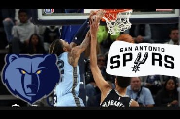 MEMPHIS GRIZZLIES VS SAN ANTONIO SPURS LIVE SCORE | NBA SEASON 2024 |