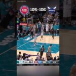 BRANDON MILLER IS COLD BLOODED🥶 #nba #nbahighlights #hornets #brandonmiller #basketball  #charlotte