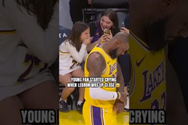 LeBron's aura made this girl cry 😭🐐