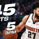 Jamal Murray ERUPTS for 45 points against the Dallas Mavericks || January 15, 2025