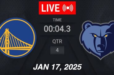 NBA LIVE! Golden State Warriors vs Memphis Grizzlies | January 17, 2025 | 2025 NBA Season Live 2K