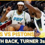 How Myles Turner & Andrew Nembhard guided Indiana Pacers to win over Pistons, Aaron Nesmith returns