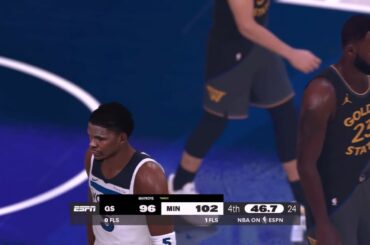 NBA 2K25 Gameday Simulation | WARRIORS vs TIMBERWOLVES FULL GAMEPLAY