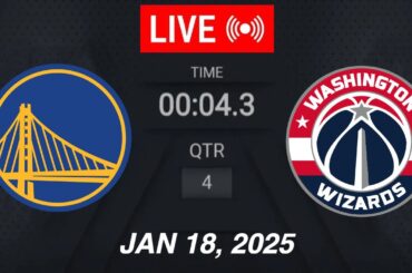 NBA LIVE! Golden State Warriors vs Washington Wizards | January 18, 2025 | 2025 NBA Season Live 2K