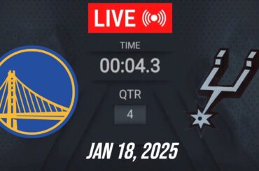 NBA LIVE! San Antonio Spurs vs Golden State Warriors  | January 18, 2025 Warriors vs Spurs | 2K25