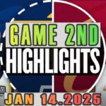 Cleveland Cavaliers VS Indiana Pacers Game 2nd Highlights Jan 14,2025 NBA Season 2024-25