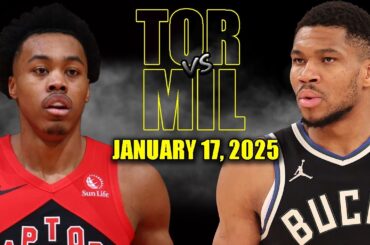 Milwaukee Bucks vs Toronto Raptors Full Game Highlights - January 17, 2025 | NBA Season