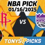 Houston Rockets vs. Sacramento Kings Pick 1/18/25 NBA Pick Prediction