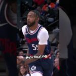 He almost jumped over the backboard 😱 #nba #laclippers #shorts