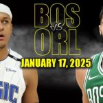 Boston Celtics vs Orlando Magic Full Game Highlights - January 17, 2025 | NBA Season