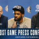 Jason Kidd, Naji Marshall, & Kyrie Irving | Post Game vs OKC | 01/17/25