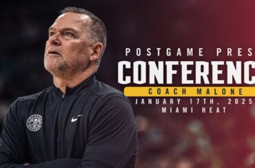 Coach Malone Full Postgame Press Conference vs. Heat 🎙 | 1/17/25