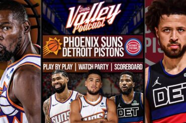 Phoenix Suns vs Detroit Pistons | LIVE Reaction | Scoreboard | Play By Play | Postgame Show