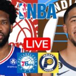 LIVE: PHILADELPHIA 76ERS vs INDIANA PACERS | NBA | PLAY BY PLAY | SCOREBOARD