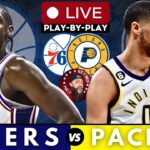 Philadelphia 76ers vs Indiana Pacers Play-By-Play & Live Scoreboard
