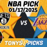 Brooklyn Nets vs. LA Lakers Pick 1/17/25 NBA Pick Prediction