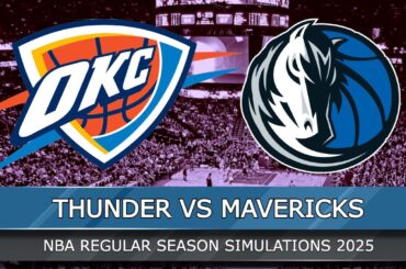 Oklahoma City Thunder vs Dallas Mavericks - NBA Today 1/17/25 Full Game Highlights (NBA 2K25 Sim)