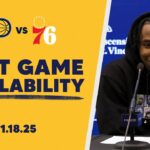 Indiana Pacers Postgame Media Availability vs. Philadelphia 76ers | January 18, 2025