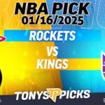Houston Rockets vs Sacramento Kings 1/16/25 NBA Prediction Today