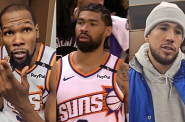 Kevin Durant and Devin Booker react to Nick Richards impressive Suns debut