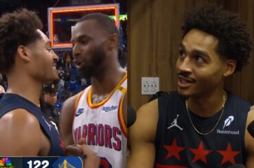 Jordan Poole takes shots at Draymond Green "I love most of those guys over there" 😳
